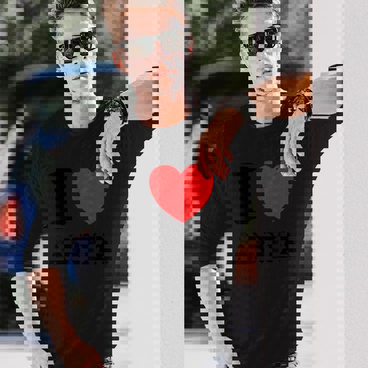 アイ・ラブ・アーニャ 長袖Tシャツ 彼への贈り物