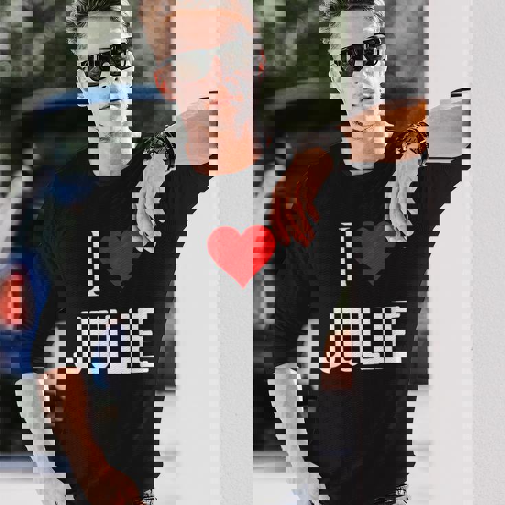 アイ・ラブ・ジュリー 長袖Tシャツ 彼への贈り物