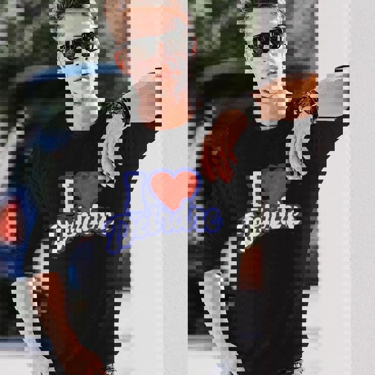 アイ・ラブ・ディアドラ 長袖Tシャツ 彼への贈り物