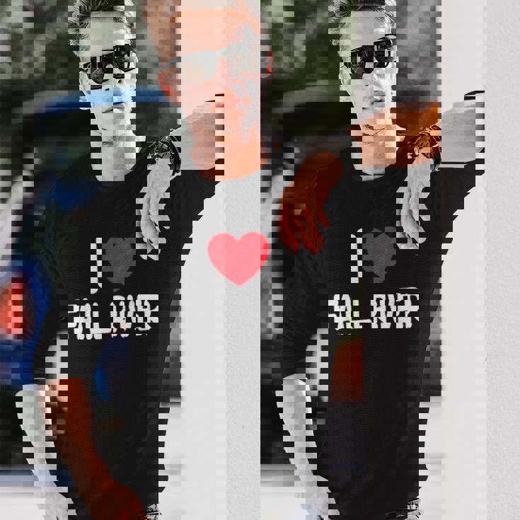 アイ・ラブ・フォール・リバー 長袖Tシャツ 彼への贈り物