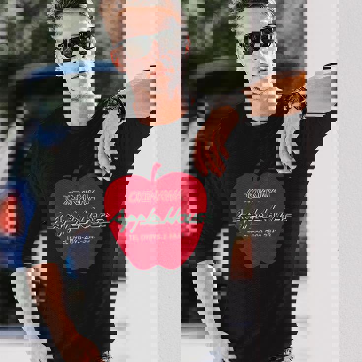 アップルハウスクラブ 沖縄ジャパン 90年代 両面ピラミッド Nyny 沖縄市 長袖Tシャツ 彼への贈り物