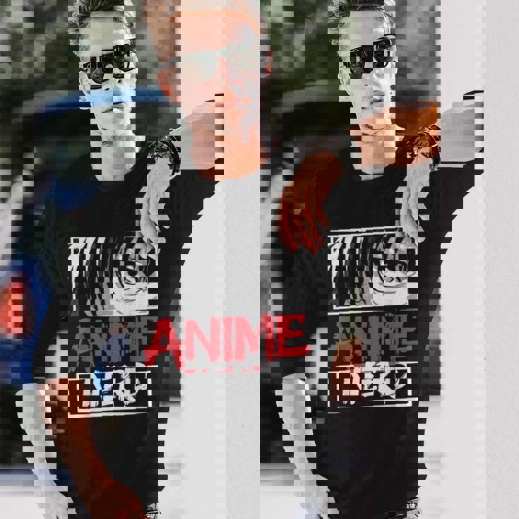 アニメオタクオタクアイマンガファングラフィック 長袖Tシャツ 彼への贈り物