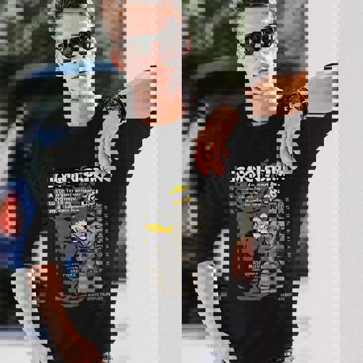 アメコミ風 縄文土偶 土偶 縄文のビーナス 仮面の女神 縄文 土器 はにわ マンガ 昔ばなし 茅野市 国宝土偶 長袖Tシャツ 彼への贈り物