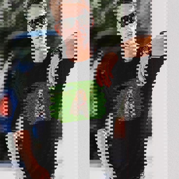 アメリカンコッカースパニエル 子犬 犬好き 長袖Tシャツ 彼への贈り物