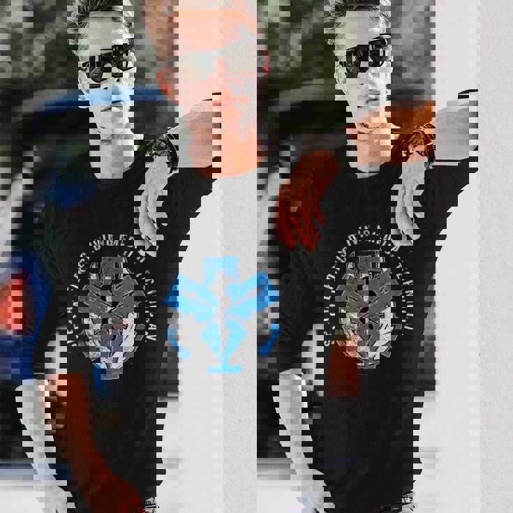 アメリカンマローダー：特殊部隊ダイビング医療技術者 長袖Tシャツ 彼への贈り物