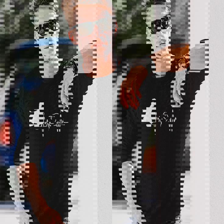 アメリカン・コッカー・スパニエル ハートビート 長袖Tシャツ 彼への贈り物