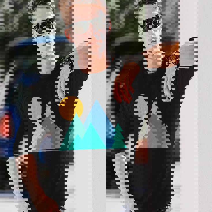 アルピニズム アルパイン・フォーゲット・ミー・ノット スキー マウンテンフラワー 長袖Tシャツ 彼への贈り物