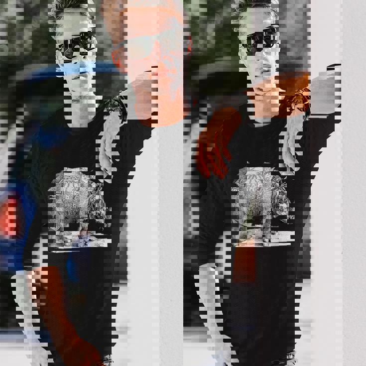 アルブレヒト・デューラーのサイ 長袖Tシャツ 彼への贈り物