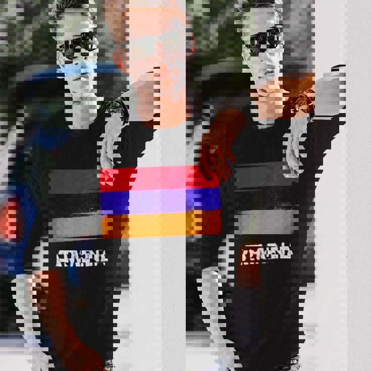 アルメニア国旗tシャツ 長袖Tシャツ 彼への贈り物