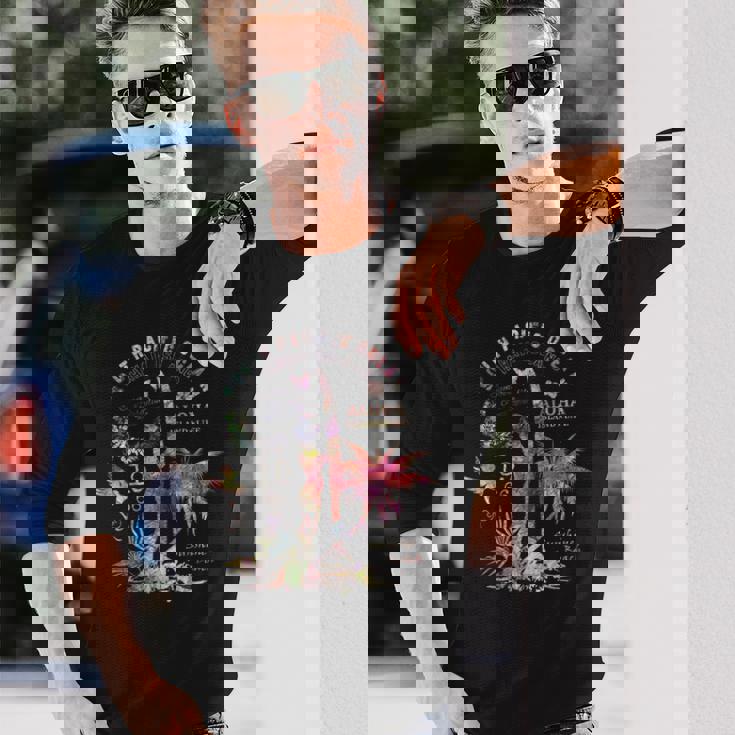 アロハ ハワイ サーファー ガール サマー サンビーチ 長袖Tシャツ 彼への贈り物