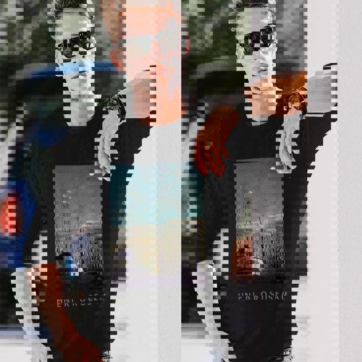 アンリ・ルソー カーニバル イブニング 長袖Tシャツ 彼への贈り物