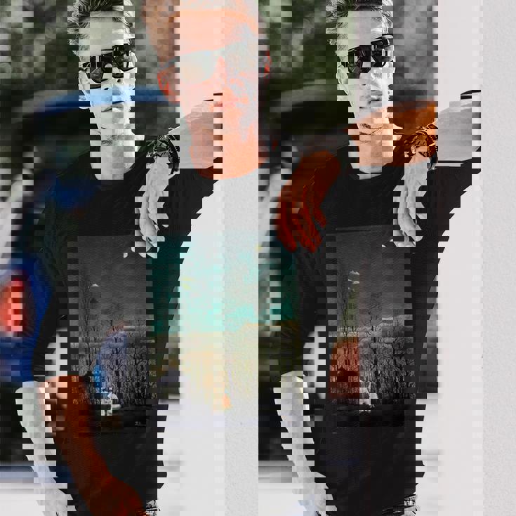 アンリ・ルソー作 カーニバル・イブニング 1886 長袖Tシャツ 彼への贈り物