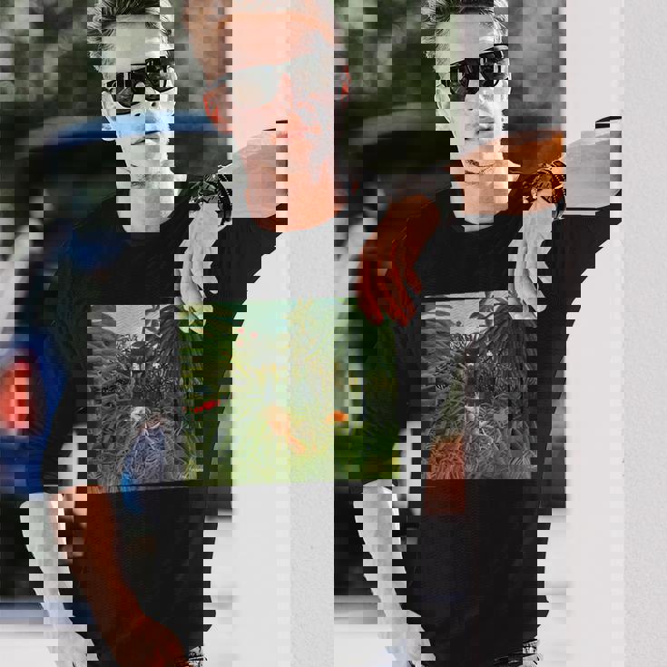 アンリ・ルソー作 ジャガー 馬を攻める1910 長袖Tシャツ 彼への贈り物