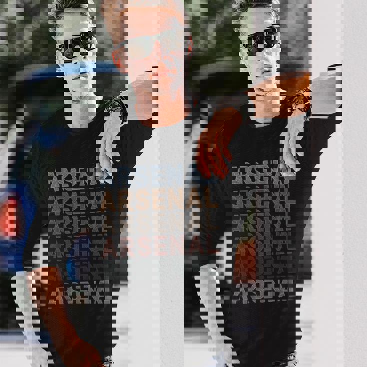 アーセナルフットボールチームファンへのギフトアイデア 長袖Tシャツ 彼への贈り物