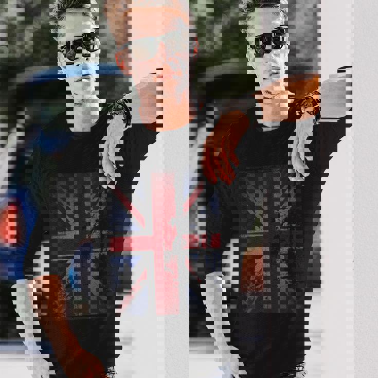 イギリス 国旗 ロンドン メンズ ユニオン ジャック イングランド ロック モッズ アーミー Army かっこいい Uk 長袖Tシャツ 彼への贈り物