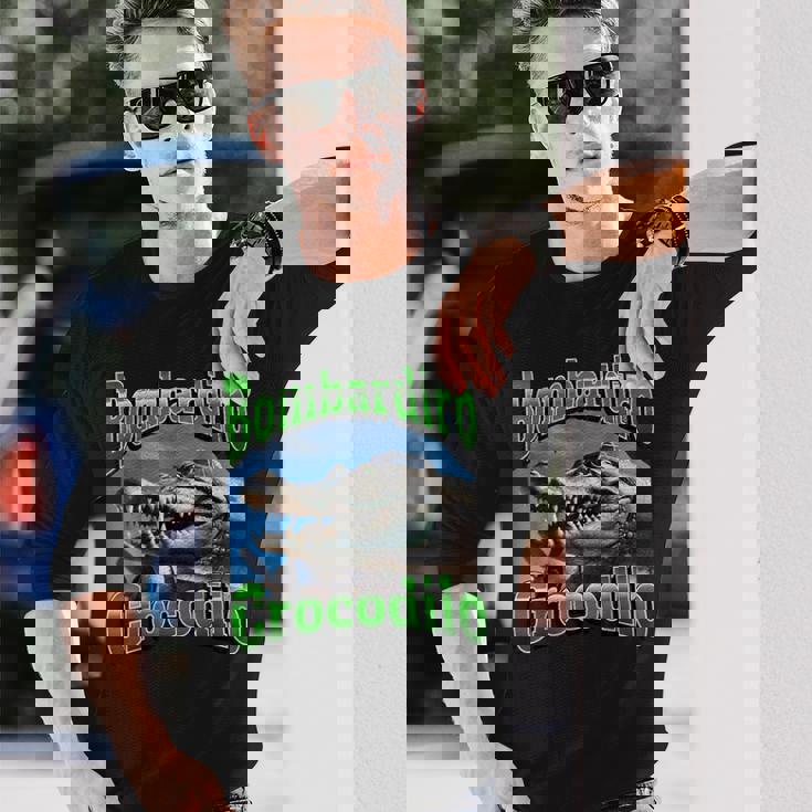 イタリアン ブレイン ロート ボンバルディーノ クロコディロ 長袖Tシャツ 彼への贈り物