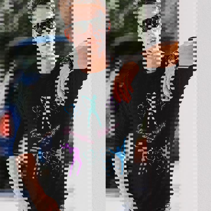 イタリア新体操 イタリア 体操 ハート 長袖Tシャツ 彼への贈り物