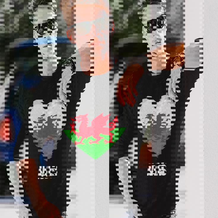 ウェールズ国旗ジャージ ウェールズ 長袖Tシャツ 彼への贈り物