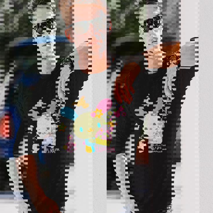 ウサハナ ケーキ 長袖Tシャツ 彼への贈り物