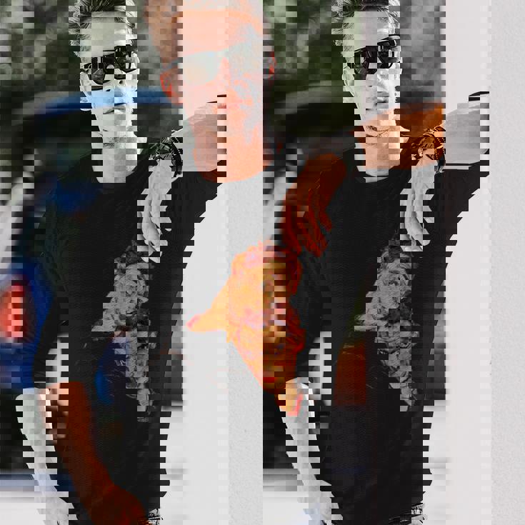 エゴン・シーレ作「ダブル・セルフ・ポートレート」1915 長袖Tシャツ 彼への贈り物