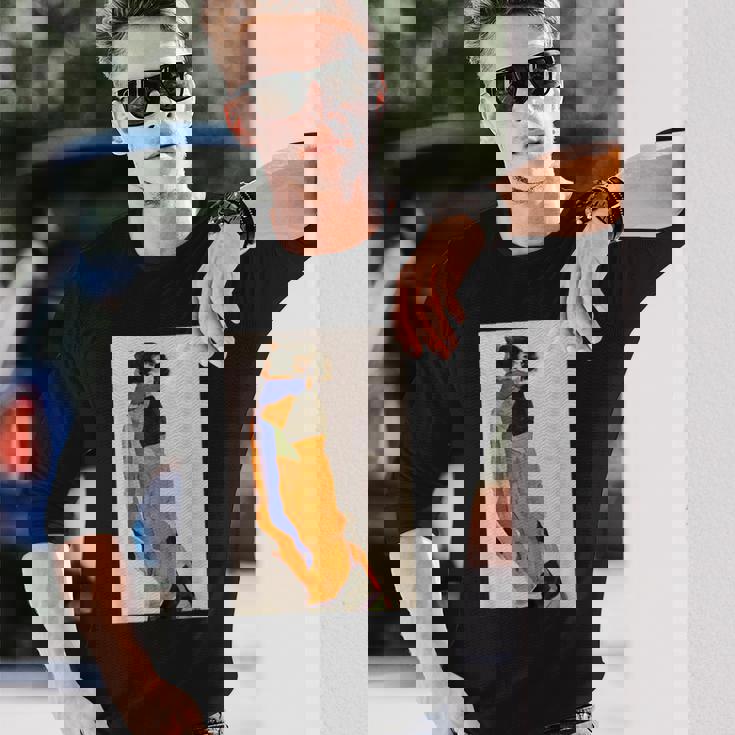 エゴン・シーレ作「ダンサー・モア」1911 長袖Tシャツ 彼への贈り物