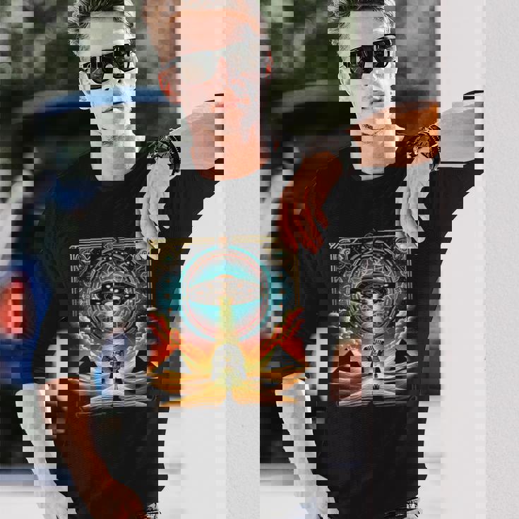 エジプトufo古代スターゲート Egypt Ufo Ancienttargate 長袖Tシャツ 彼への贈り物