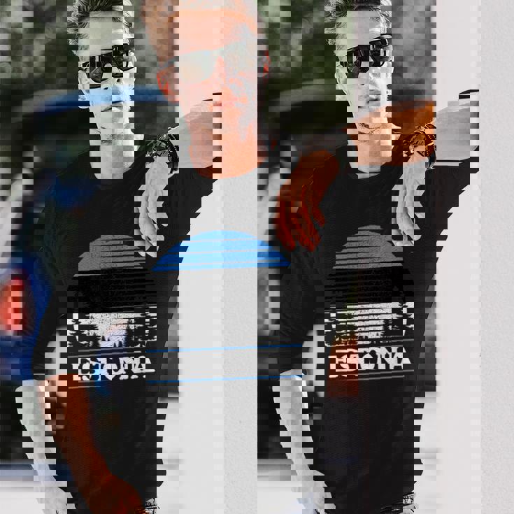 エストニア 長袖Tシャツ 彼への贈り物