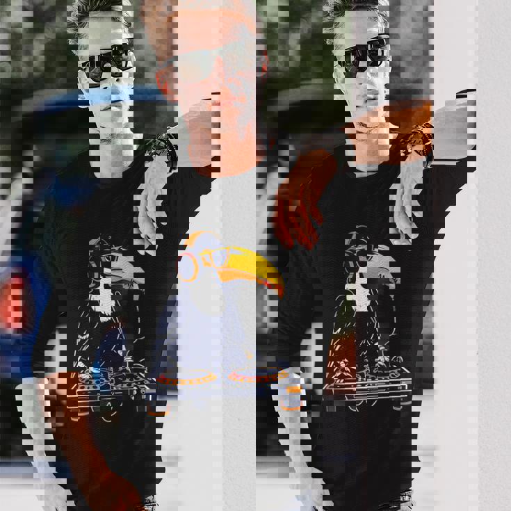 オオハシ Dj ターンテーブル Dj オオハシ テクノ ビートメーカー ハウスミュージック 長袖Tシャツ 彼への贈り物