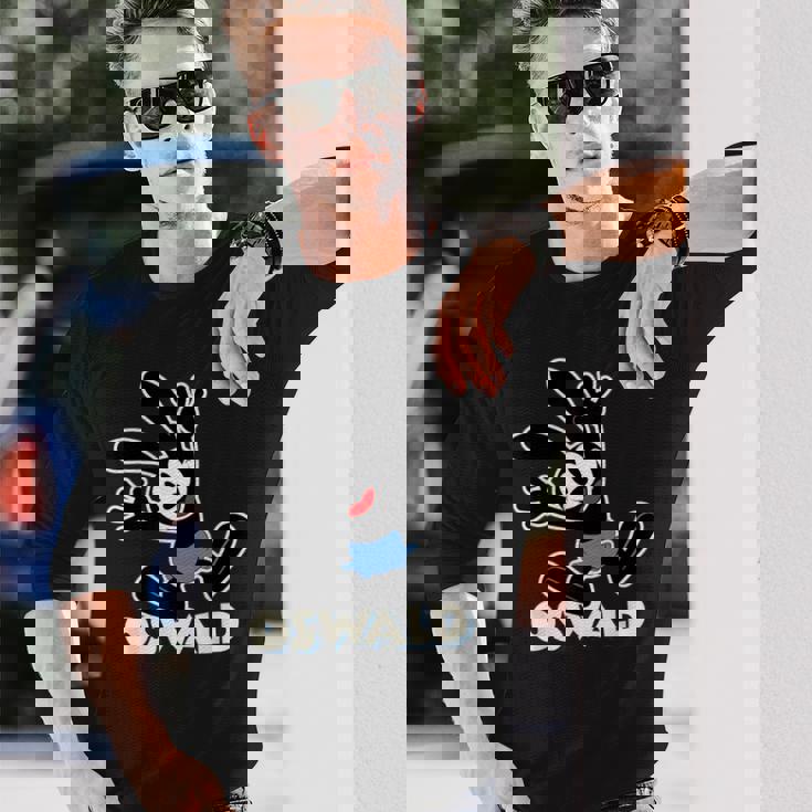 オズワルドうさぎ 長袖Tシャツ 彼への贈り物