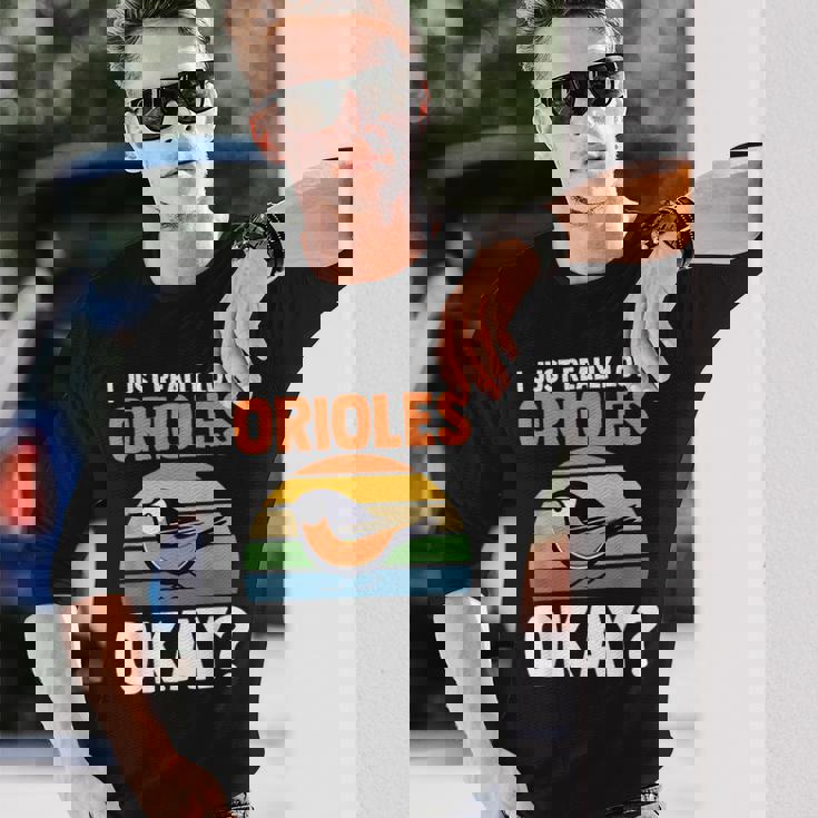 オリオールズが本当に好きだいいか？オリオール 長袖Tシャツ 彼への贈り物