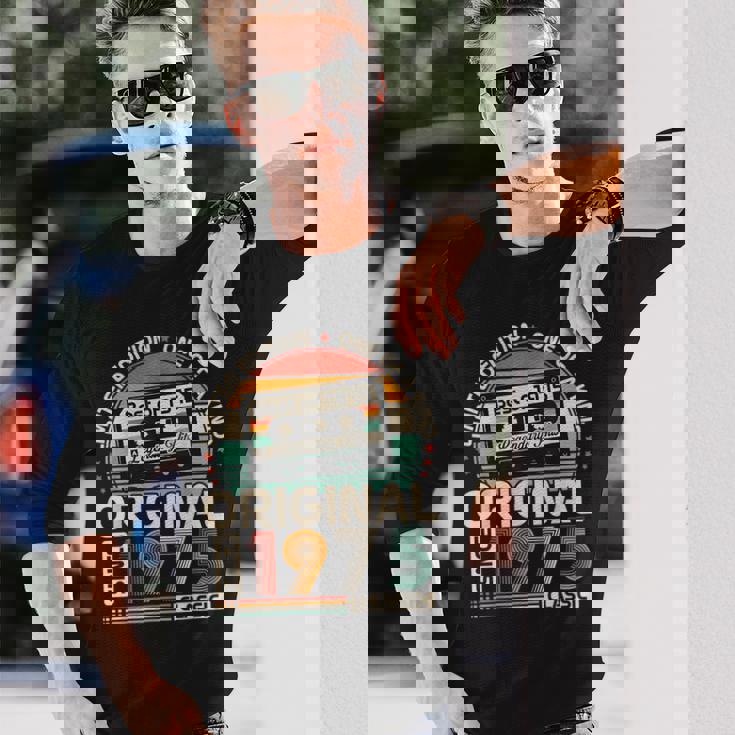 オリジナル1975 50周年記念ギフト 男女兼用 長袖Tシャツ 彼への贈り物