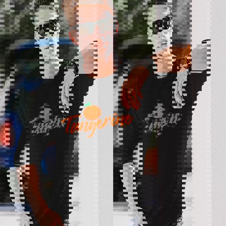 オレンジビタミンが豊富なディライト 長袖Tシャツ 彼への贈り物