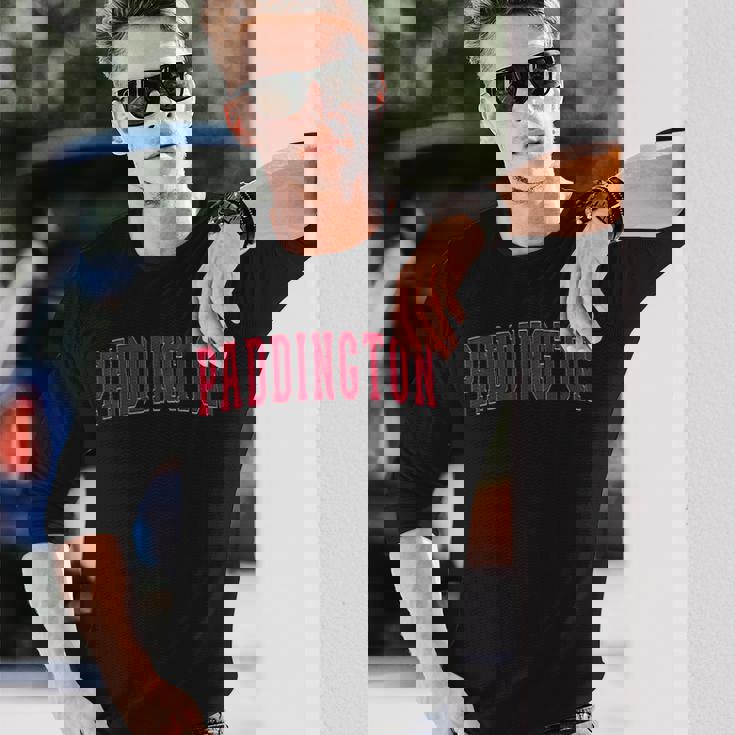 オーストラリア好きの誇り高いオーストラリアのお土産パディントン 長袖Tシャツ 彼への贈り物