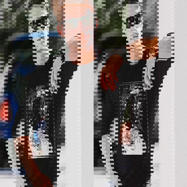 オーブリー・ビアズリーのピーコックスカート1893 長袖Tシャツ 彼への贈り物