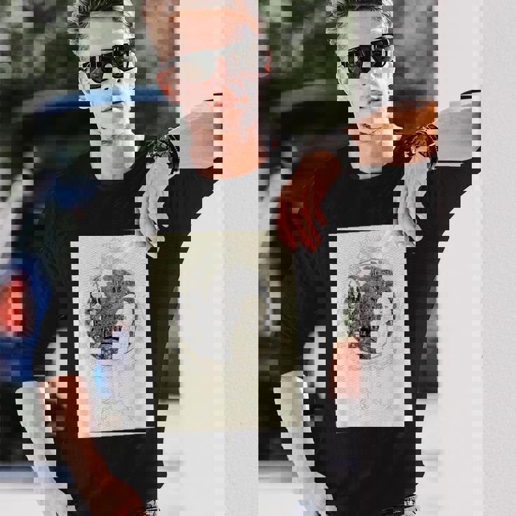 オーブリー・ビアズリー作「ミニッツのピエロ」1897 長袖Tシャツ 彼への贈り物