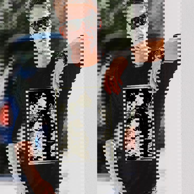 オーブリー・ビアズリー作「ルシアンズ・ストレンジ・クリーチャーズ」1893 長袖Tシャツ 彼への贈り物