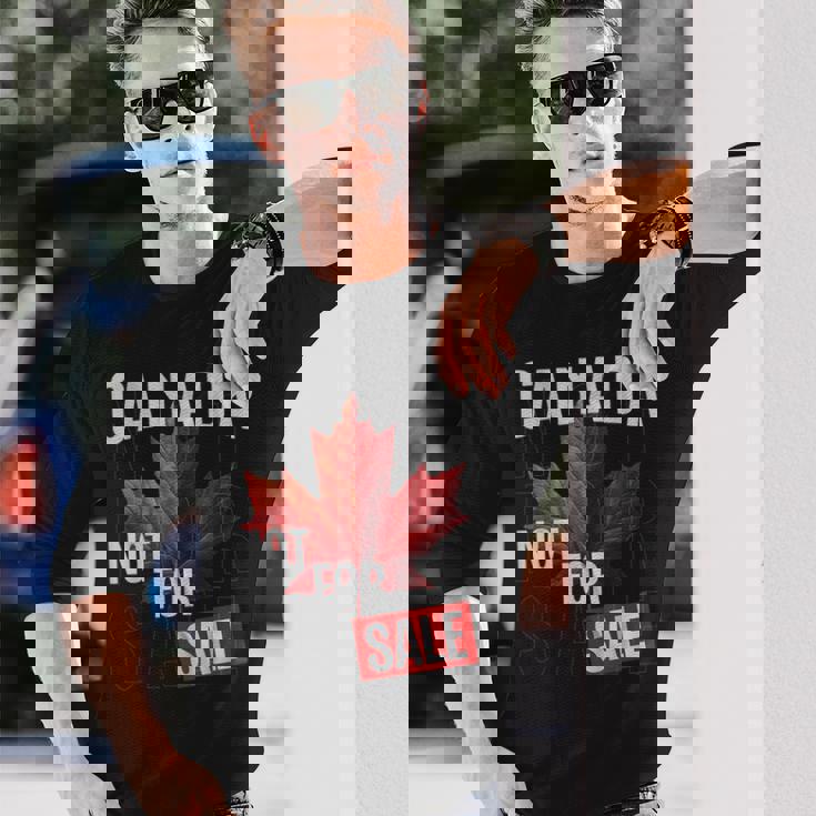 カナダはメープルリーフの愛国的なシャツと一緒に販売されていません。 長袖Tシャツ 彼への贈り物