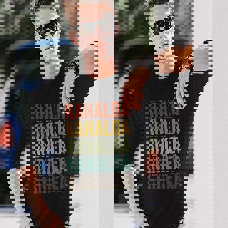 カナロア ハワイ ハワイアン 海の神 長袖Tシャツ 彼への贈り物