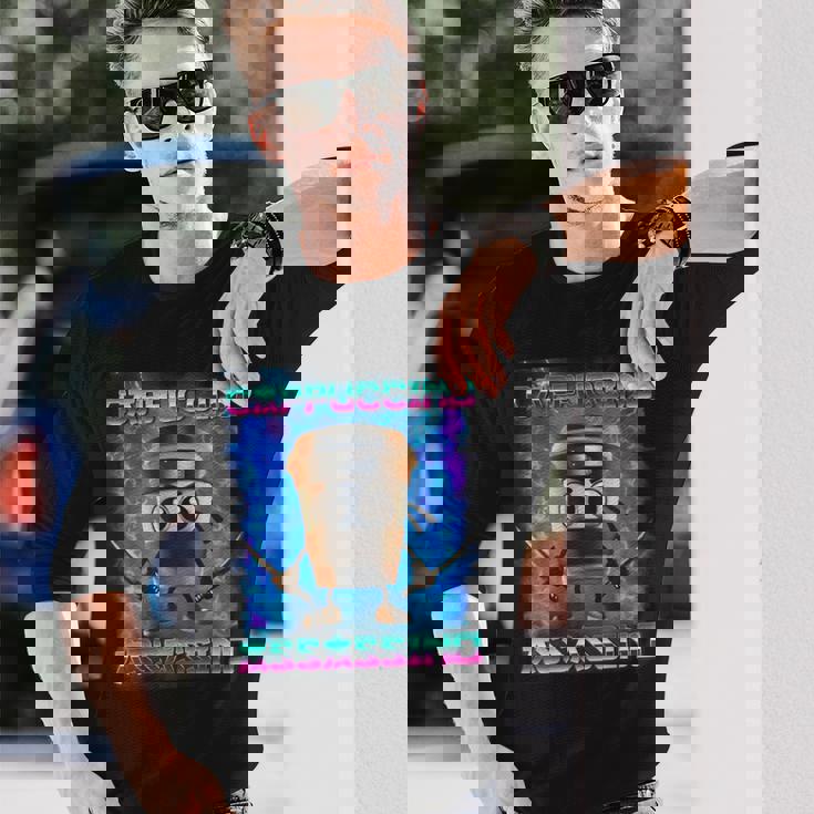 カプチーノ アサシーノ イタリアン ブレイン ミーム インターネットミーム 長袖Tシャツ 彼への贈り物