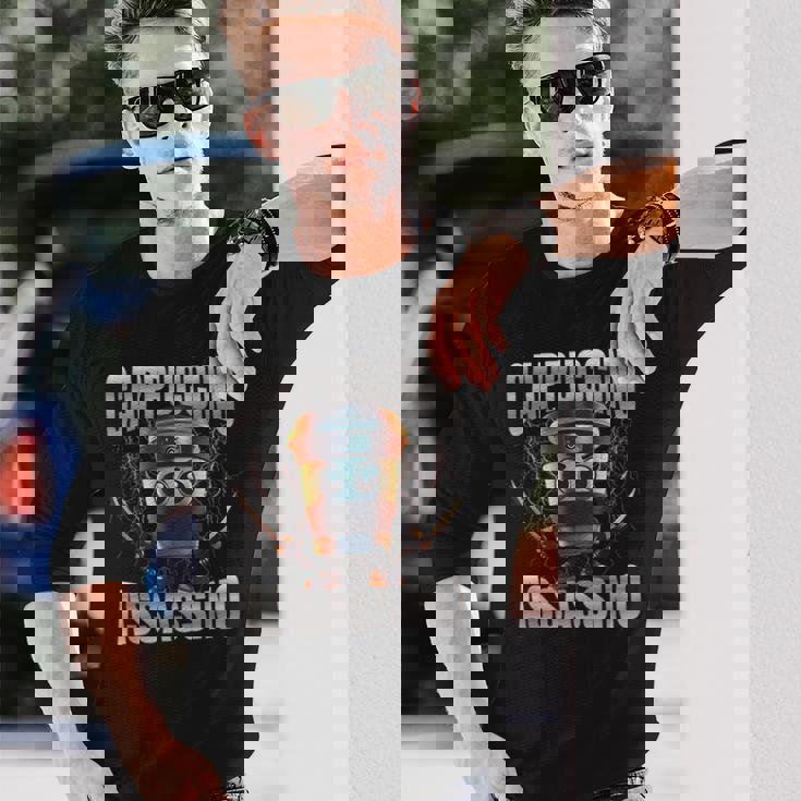 カプチーノ アサシーノ ブレイン イタリアン ブレイン ブートレッグ ミーム 長袖Tシャツ 彼への贈り物