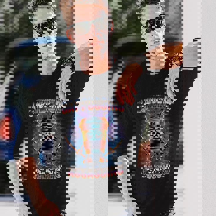 カプチーノ アサシーノ ブレイン ロート イタリアン ミーム 長袖Tシャツ 彼への贈り物