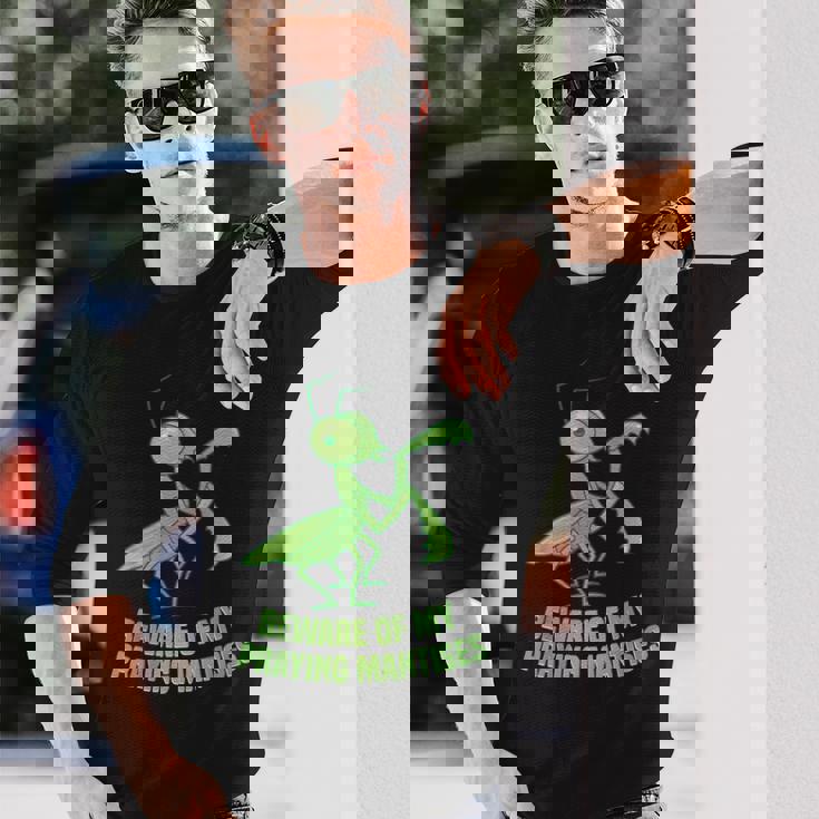 カマキリの囲い衣装 虫飼い主 カマキリの卵 長袖Tシャツ 彼への贈り物