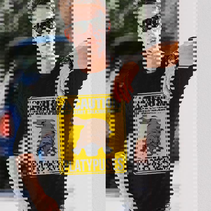 カモノハシの話を始めようかな。カモノハシ カモノハシ 長袖Tシャツ 彼への贈り物