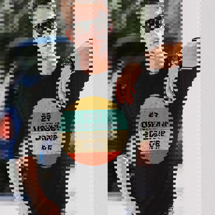 カリキュラムデザイナーシャツ 長袖Tシャツ 彼への贈り物