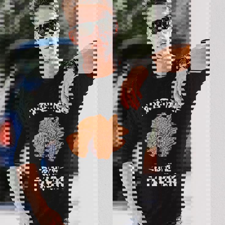 カワイイ かわいい たい焼き I'm Just Here For The Taiyaki 長袖Tシャツ 彼への贈り物