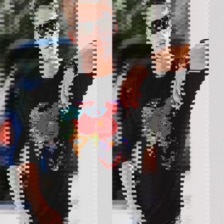 カントリーボール アジア 長袖Tシャツ 彼への贈り物