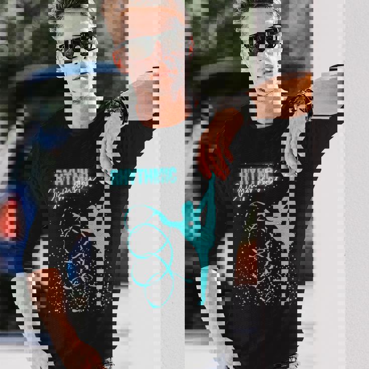 ガールズ 新体操 ティール 長袖Tシャツ 彼への贈り物