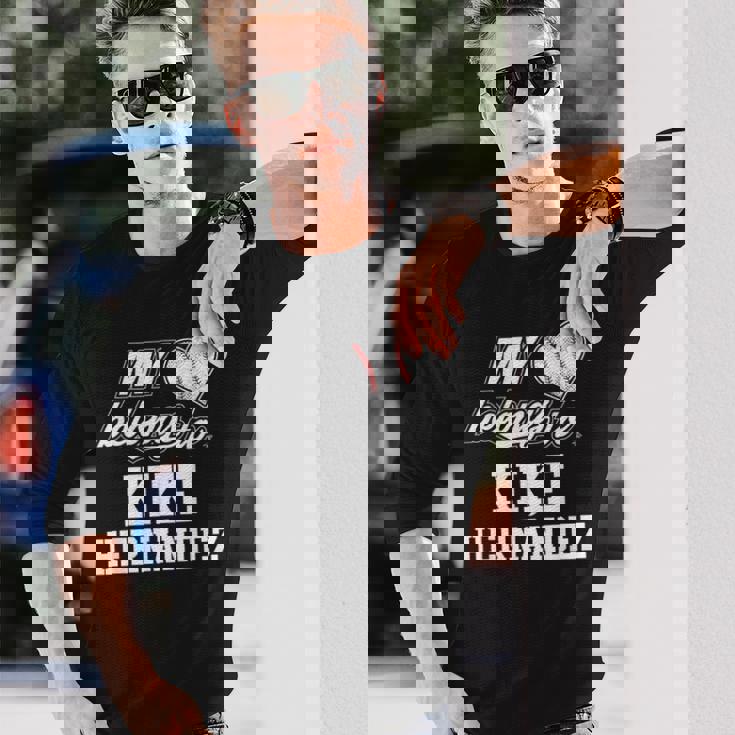 キケ・ヘルナンデスのゲームデー 長袖Tシャツ 彼への贈り物