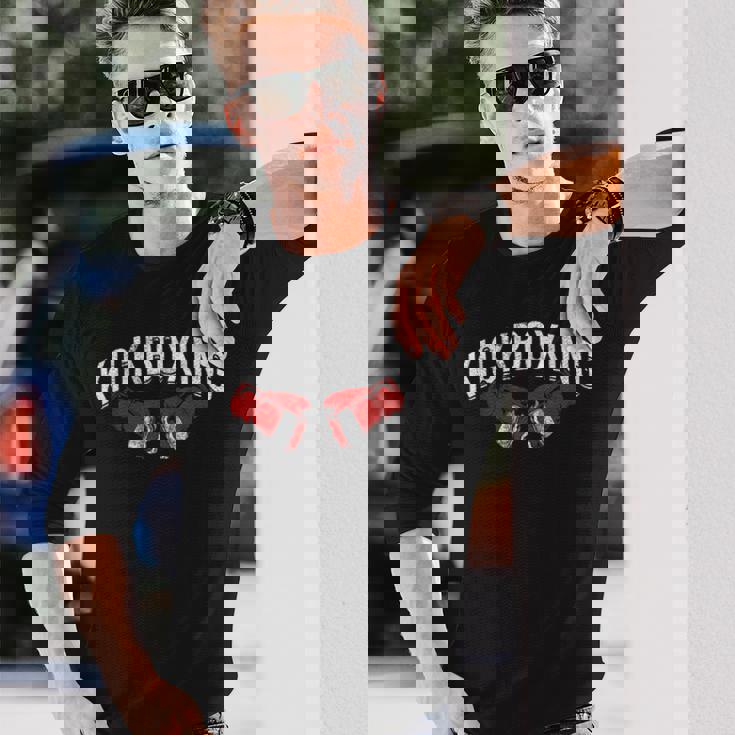 キックボクサー 格闘技 キックボクシング キックボクシング 長袖Tシャツ 彼への贈り物
