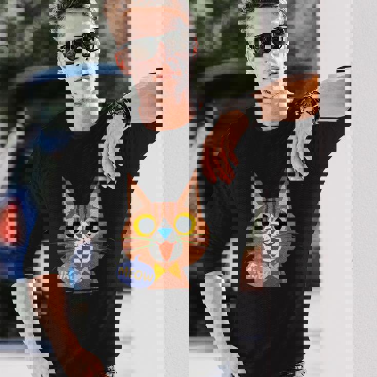 キッズ Cat キャットシリーズ キジトラ 長袖Tシャツ 彼への贈り物